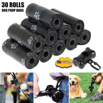 Dog Waste Bags with Dispenser | Thick & Leak-Proof Poop Bags