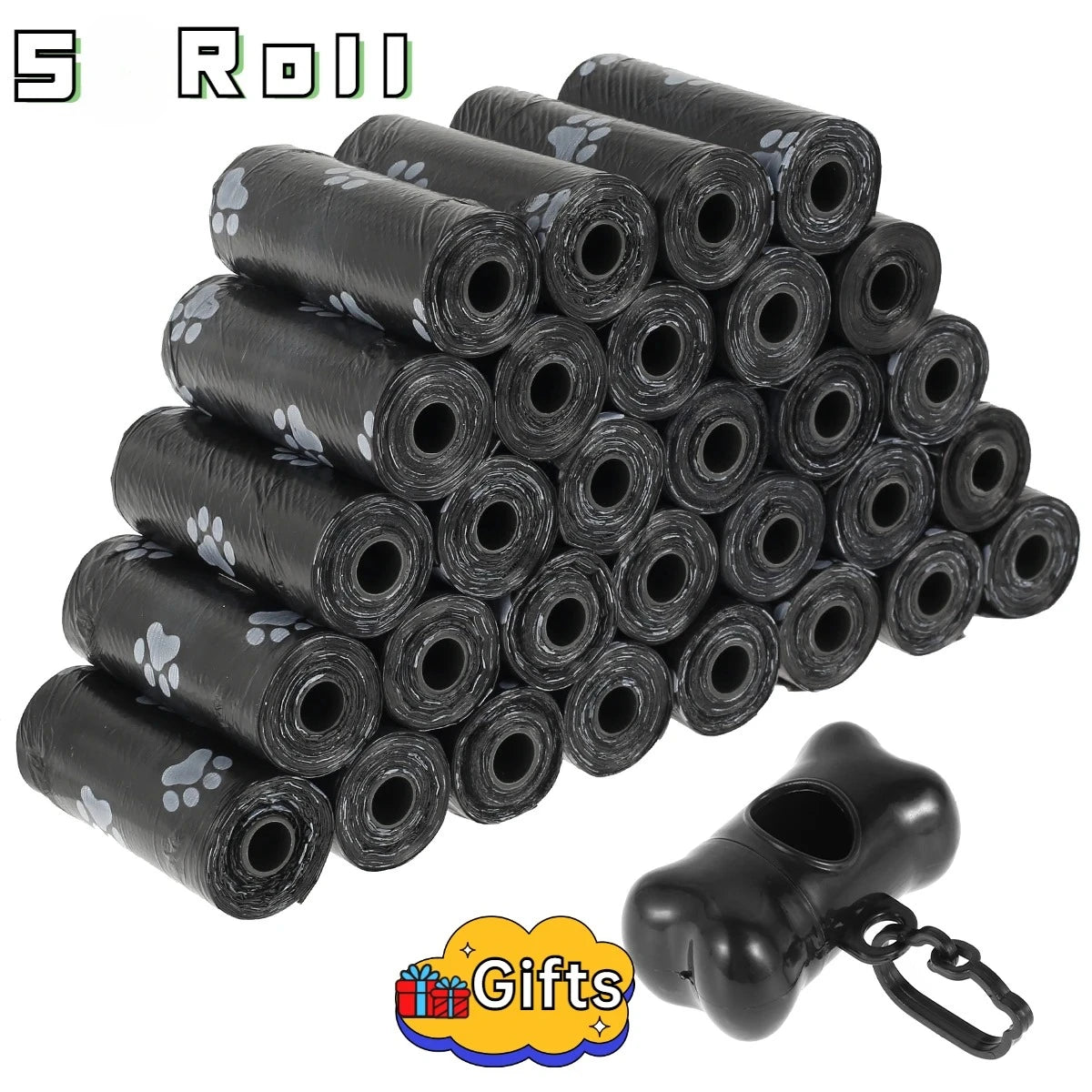 Dog Waste Bags with Dispenser | Thick & Leak-Proof Poop Bags