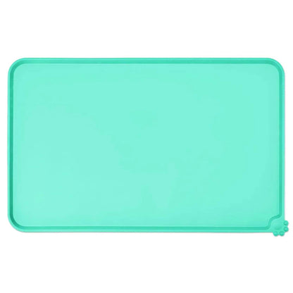 Non-Slip Pet Feeding Mat | Waterproof Silicone Bowl Mat for Dogs & Cats