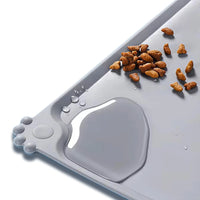 Non-Slip Pet Feeding Mat | Waterproof Silicone Bowl Mat for Dogs & Cats
