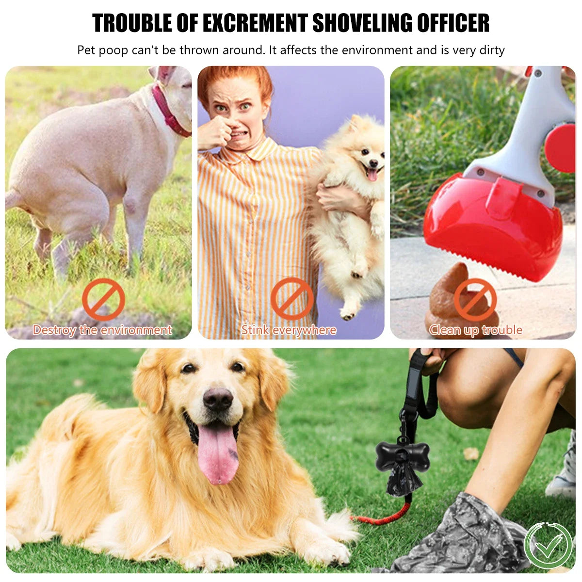 Dog Waste Bags with Dispenser | Thick & Leak-Proof Poop Bags