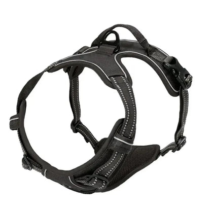 No-Pull Dog Harness & Collar Set | Adjustable Comfort Fit with Leash